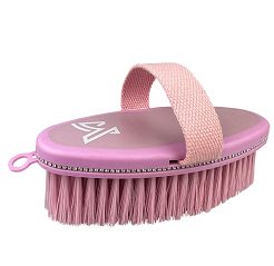 Plastic Horse Grooming Brush NELA – Lilac