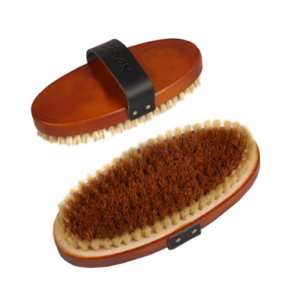 Oval brush SIMON with hard coconut bristles 18cm L / 011