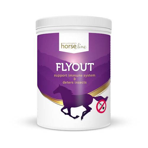 HorseLinePRO FlyOut - Naturalny preparat przeciw komarom, gzom i kleszczom 700g