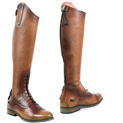 Riding boot QHP Sophia Adult wide Cognac / 7134
