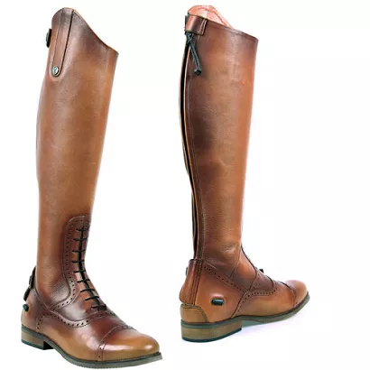 Riding boot QHP Sophia Adult wide Cognac / 7134