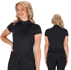 Women’s Riding Shirt QHP Oakleigh Black / 8922