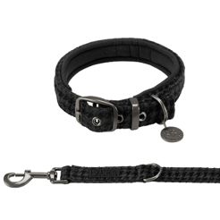 Smycz z obrożą ESKADRON Velvet Stamp, Essence / 491073490