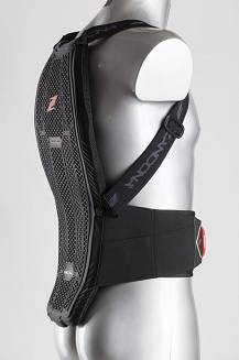 ZANDONA Esatech Back Pro Kid x8 Equitation- Ochraniacz na kręgosłup - Zapięcie w pasie posiada podwójną elastyczną regulację, która daje poczucie komfortu i przeciwdziała bólom plecó