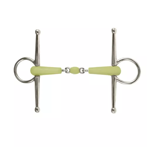 Full cheek double jointed snaffle bit York flavoured 18 mm