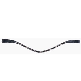 Naczółek HKM Precious, Jesień - Zima 2022/23 - kolor czarny / szary / biały - black / grey / white