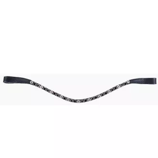Naczółek HKM Precious, Jesień - Zima 2022/23 - kolor czarny / szary / biały - black / grey / white