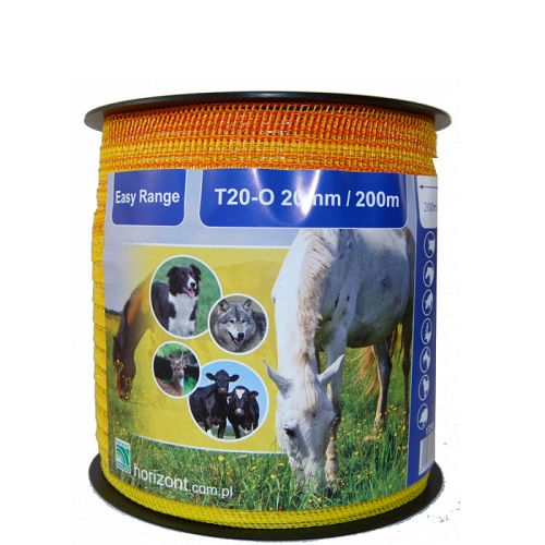 Electric fence HORIZONT ROLOS  Easy Range T20-O 200m x 20mm / 17245