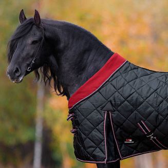 Stable Rug HORSENJOY Meribel 1200D , 300g Filling Black/ 80901 - 2