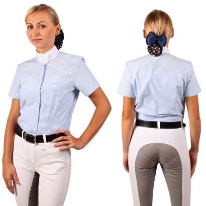 CAVALLINO Ladies' striped competition shirt / 0329 