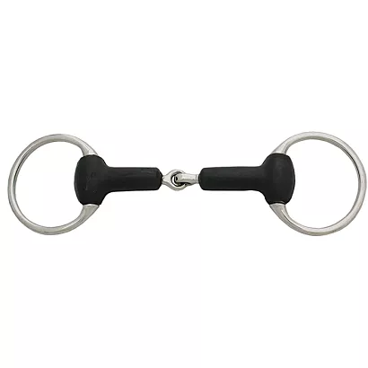 0 Wędzidło zwykłe oliwkowe STALLION-L gumowe  14.5cm / 15183