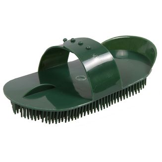 Plastic curry comb  fastened with studs / 240604 - 6