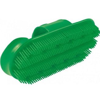 Plastic curry comb  fastened with studs / 240604 - 10