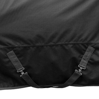 Derka padokowa przeciwdeszczowa Highneck  HKM Glasgow podszyta polarem, 1200D Black / 14993 - 3