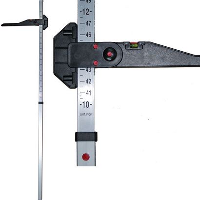 Laska - miarka do mierzenia konia aluminiowa 190 cm z poziomicą