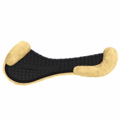 Sheepskin Jumping Half Pad MATTES with Pommel and Cantle Trim