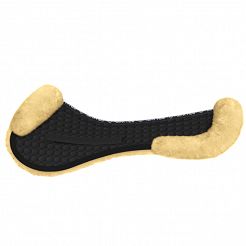 Sheepskin Jumping Half Pad MATTES with Pommel and Cantle Trim