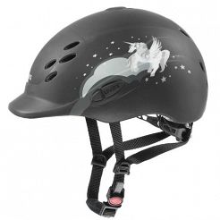 Kask jeździecki UVEX Onyx Unicorn, dziecięcy, z atestem VG1 / 433462