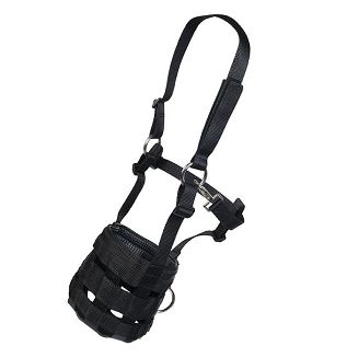 Kaganiec dla konia HKM  z taśmy z kantarem / 1412 - 2