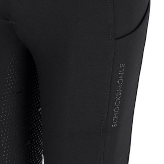 Bryczesy - legginsy zimowe damskie SCHOCKEMÖHLE  Dorina, Black - 3