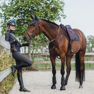 Ladies' Riding jacket ESKADRON Quilt, Deep Grey - 2