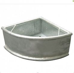 Triangular Trough galvanized