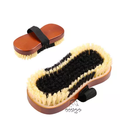 Eight-shaped brush SIMON with artificial bristles, 16.5 cm X / 019