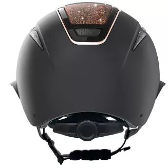 Kask jeździecki COVALLIERO Elite Polo, Rose Gold Czarny EN1384:2023 / 323 - 4