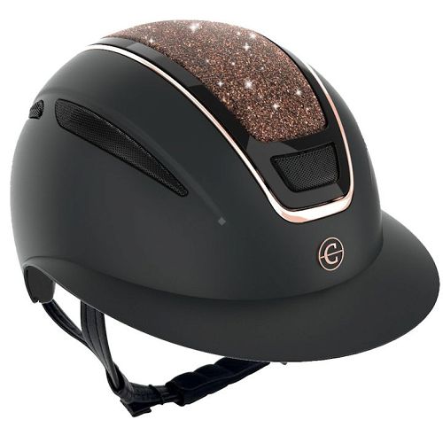 Riding Helmet COVALLIERO Elite Polo, Rose Gold BlackEN1384:2023 / 3230