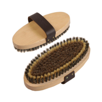 Oval brush SIMON made of natural bristles 16.5 cm M / 002