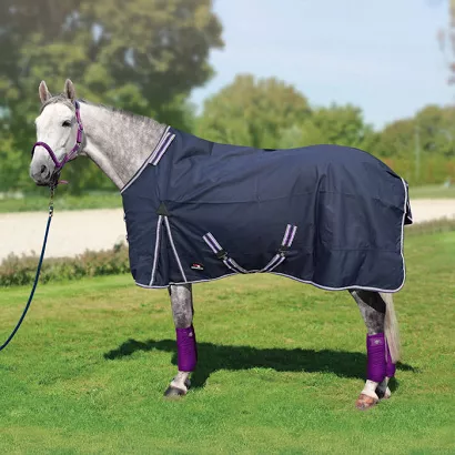 Derka padokowa HORSENJOY Aristo, bez ocieplenia, granatowa / 08100