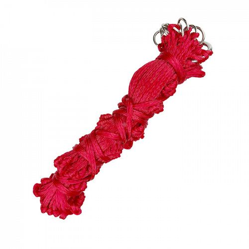 Hay net, length 100 cm, mesh size 8 cm - red