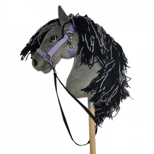 Horse head on a stick HOBBY-HORSE Agat