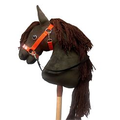 Horse head on a stick HOBBY-HORSE Agat