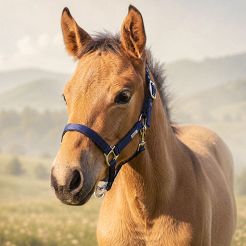 Foal halter Y navy / 3330