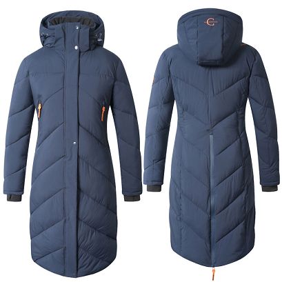  Winter Riding Coat COVALLIERO Long Dark Navy