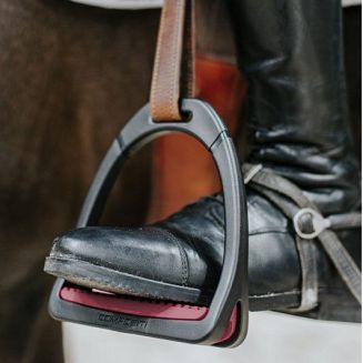 Stirrup EQUI-THEME Premium Composite  Bordeaux -  pair / 940555060 - 2
