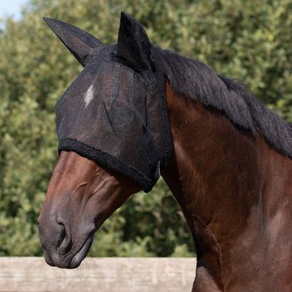 Fly mask QHP with ear protection  / 5059