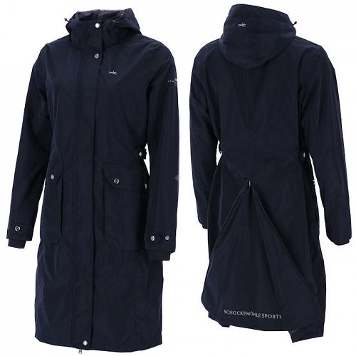 Ladies waterproof riding jacket SCHOCKEMÖHLE Karla, Dark Navy