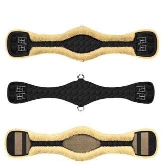 Popręg ANATOMICZNY ujeżdżeniowy MATTES z futrem naturalnym 80cm / 6122 - 2