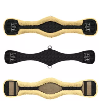 Popręg ANATOMICZNY ujeżdżeniowy MATTES z futrem naturalnym 70cm / 6122 - 2