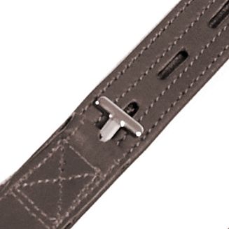 Leather Dressage Stirrup Leathers DAW-MAG with Hook Fastening / 09050 - 4