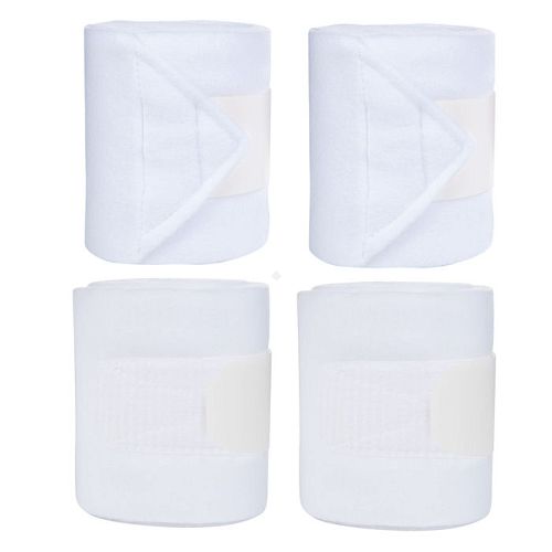 Bandaże polarowe HKM Innovation, zestaw 4 szt. białe / 12624