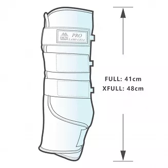 Stable cooling leg protectors LAMI-CELL Ice Boots Black - 4