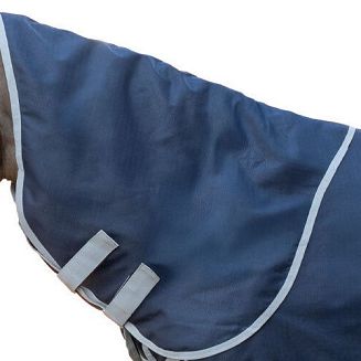 Derka padokowa HKM Carina, z odpinanym kapturem, bez ocieplenia 1200D  Deep Blue / 15497 - 2