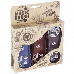 Komplet szczotek MAGIC BRUSH WildBerry Recycled, do pielęgnacji koni / 3224534