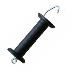 Uchwyt bramowy KERBL do ogrodzenia elektrycznego, z czarny / 44951