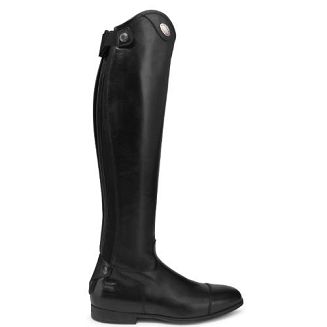 Oficerki skórzane PARLANTI ASPEN PRO (wysokie buty jeździeckie) - czarne