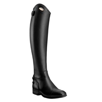 Oficerki skórzane PARLANTI ASPEN PRO (wysokie buty jeździeckie) - czarne