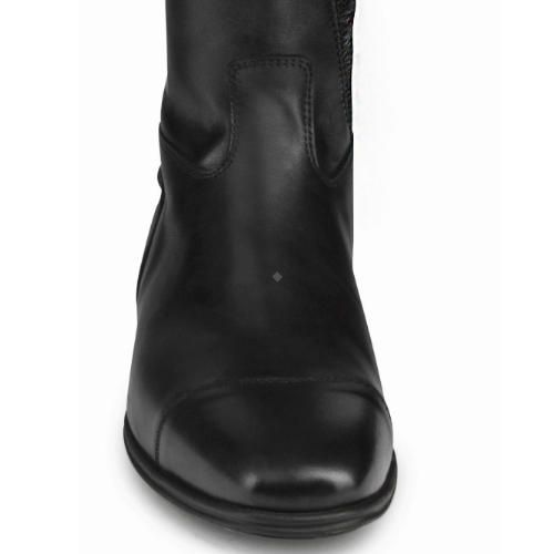Oficerki skórzane PARLANTI ASPEN PRO (wysokie buty jeździeckie) - czarne